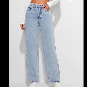 Vintage High Waist Straight Jeans